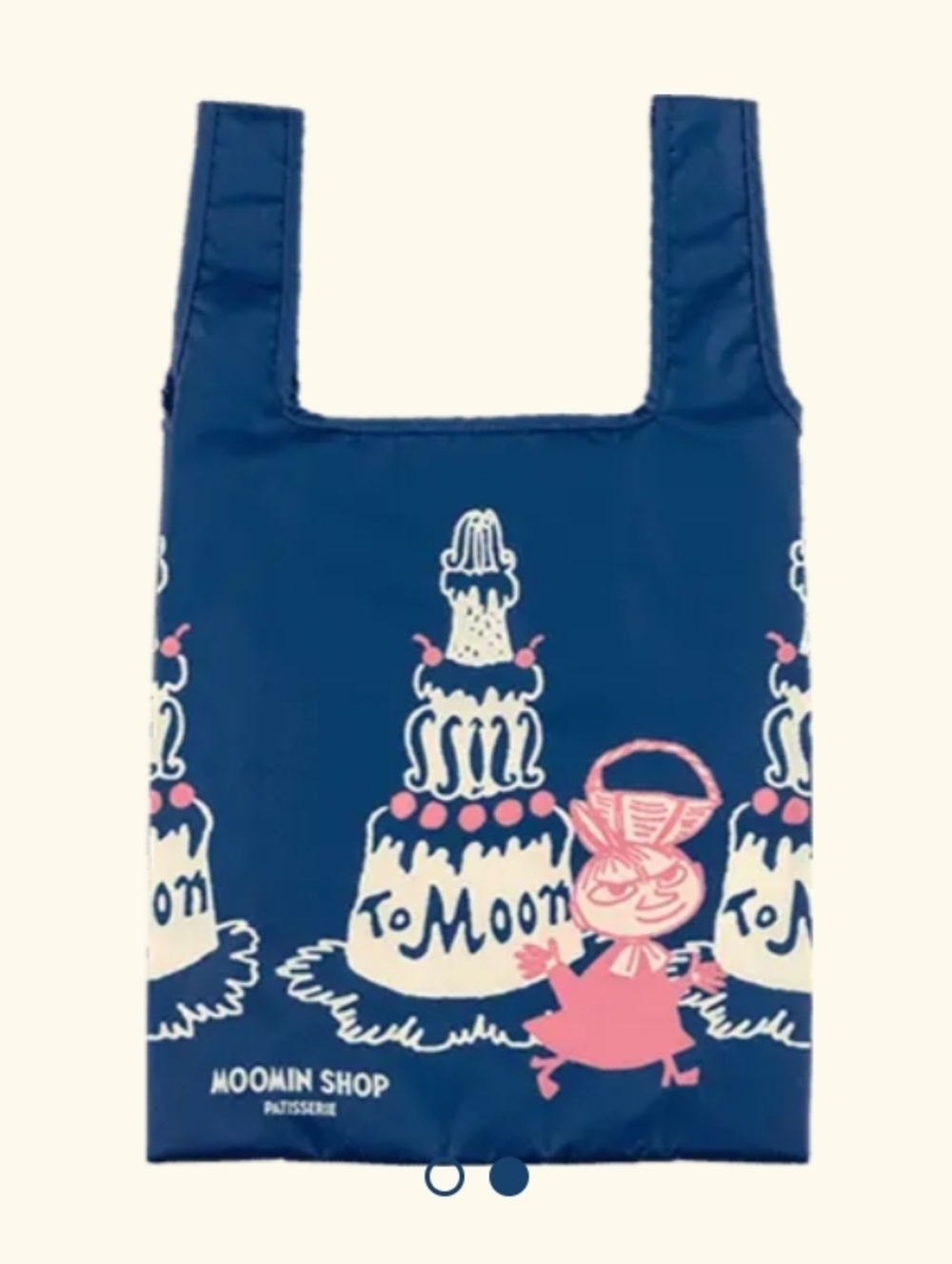 NWT. Blue Moomin Shop Patisserie Eco Tote